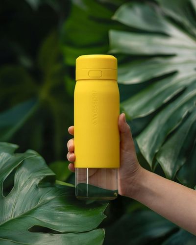 Butelka filtrująca szklana bidon na wodę z filtrem WESSPER B2 ACTITEX na Arena.pl