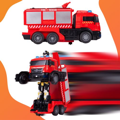 Robot Transformujący Straż Pożarna Na Pilota Auto na Arena.pl