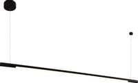 LAMPA wisząca ORGANIC P0358 Maxlight metalowa OPRAWA belka ZWIS listwa LED 26W 3000K podłużna czarna