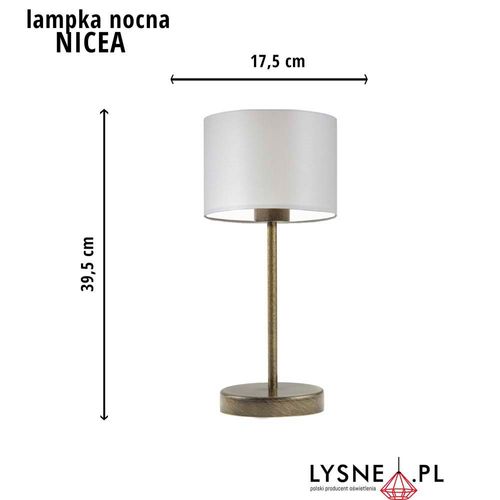 Lampka na stolik nocny NICEA na Arena.pl