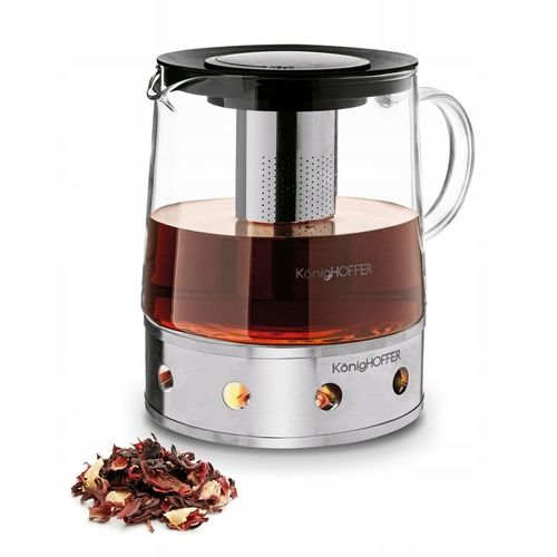 DZBANEK do KAWY HERBATY Ziół z ZAPARZACZEM i PODGRZEWACZEM Andrea 1,5 Lit. na Arena.pl