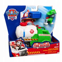 PSI PATROL FIRE RESCUE Pojazd z figurką ROCKY + CYSTERNA STRAŻACKA