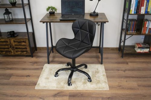 Krzesło obrotowe NOTO ekoskóra - czarne na Arena.pl