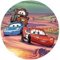 Opłatek na tort Urodziny Cars Auta Samochody Zig Zag Mcqueen