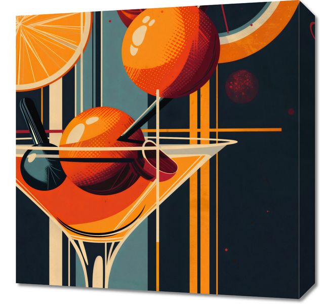 Obraz 50x50cm Koktajl w Stylu zdjęcie 1