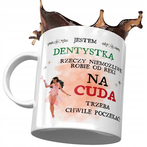Kubek Dla Dentysty Stomatologa Jestem Dentystką Z Nadrukiem Ze Zdjęciem zdjęcie 1
