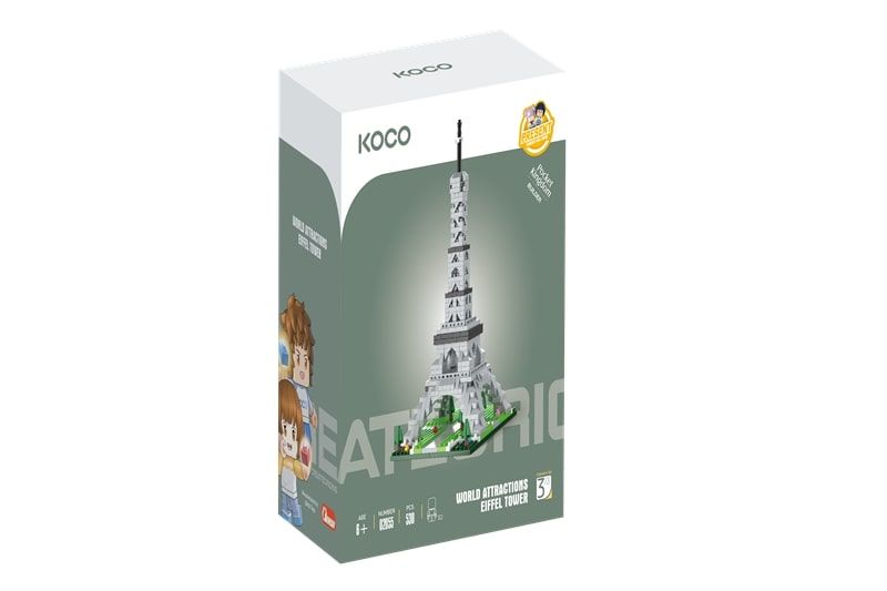 KOCO klocki Wieza Eiffla 538el 02055 43104 /32 zdjęcie 1