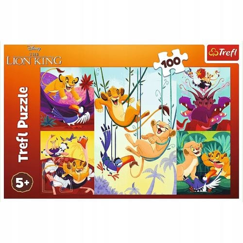 puzzle 100 dzielny król lew 16478 na Arena.pl