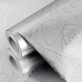 Folia Aluminiowa Samoprzylepna Wzór Kwiaty 61X500