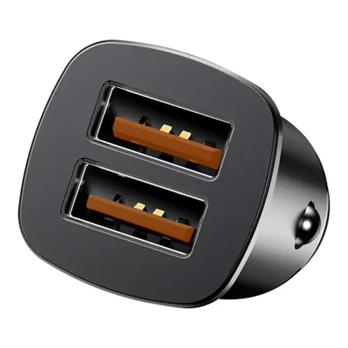 ładowarka samochodowa baseus square 2xusb qc3.0 5a 30w (czarna) na Arena.pl