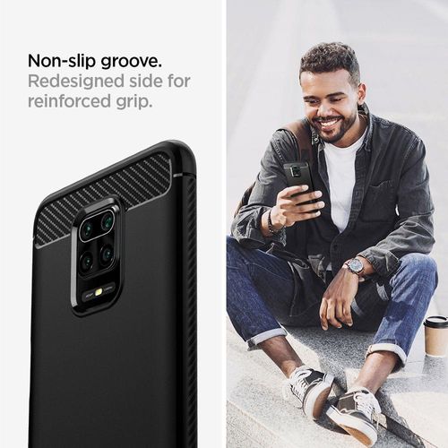 Spigen Rugged Armor Xiaomi Redmi Note 9S/9 Pro/9 Pro Max Matte Black na Arena.pl