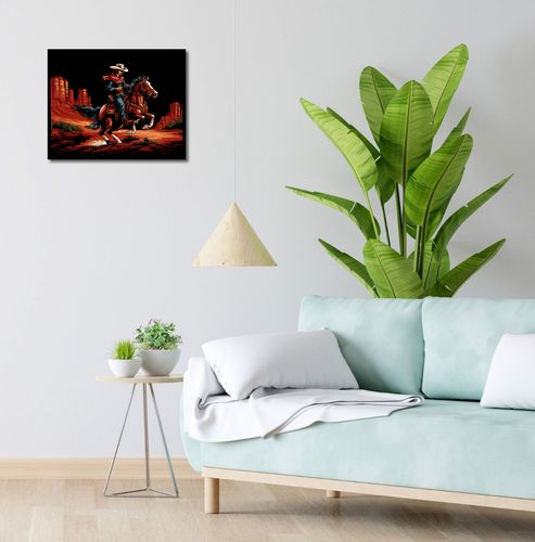 Plakat 50x40cm Galop przez Prerię na Arena.pl