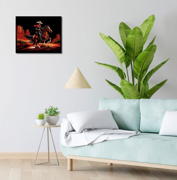 Plakat 50x40cm Galop przez Prerię zdjęcie 4