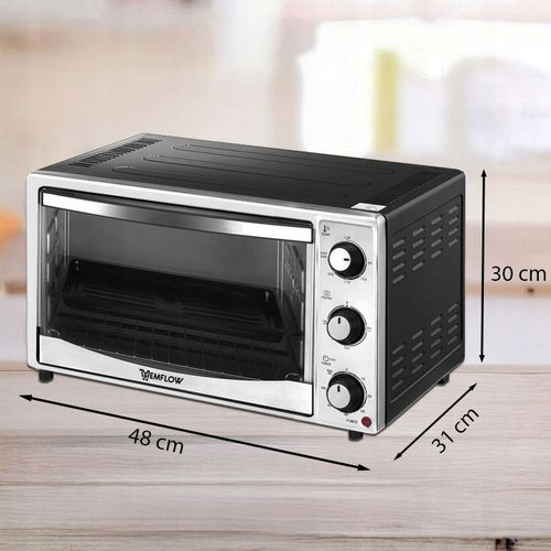 MINI PIEKARNIK PIECYK ELEKTRYCZNY Z TERMOOBIEGIEM DO PIECZENIA 25L na Arena.pl