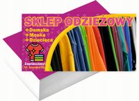 Wizytówki firmowe Foliowane 1000szt dużo wzorów SKLEP ODZIEŻOWY
