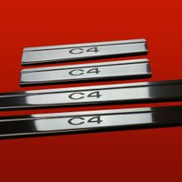 Listwa progowa CITROEN C4 MK1 Stal nierdzewna 304 połysk 4szt