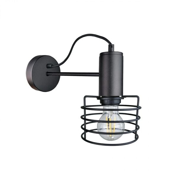 Kinkiet 1xE27 RUNE BLACK zdjęcie 1