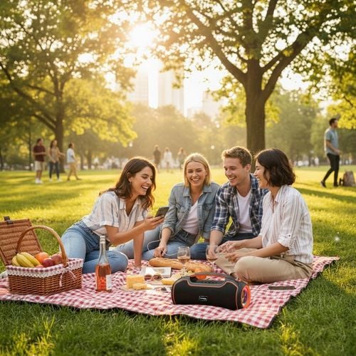 Głośnik Bezprzewodowy TONSIL BEAT 120W LED TWS Bluetooth AUX USB BT na Arena.pl