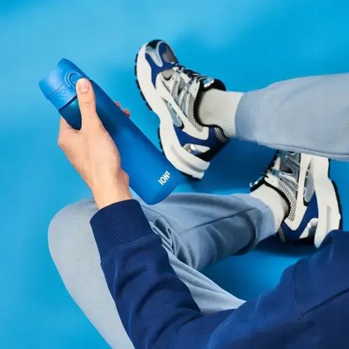 Niebieski Bidon na wodę dla chłopca do szkoły na wycieczkę ATEST ION8 x2 na Arena.pl