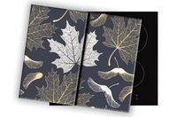 SZKLANA DESKA NA KUCHENKĘ 2x30x52 038C LIŚĆ KLONU