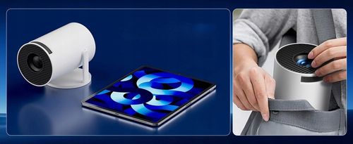 PROJEKTOR RZUTNIK Przenośny Android Smart Mini TV 4K LED Głośnik WIFI na Arena.pl