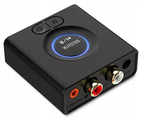 Odbiornik Audio Bluetooth 5.0 Jack 2 RCA Miilink 1Mii ML200 aptX Zasięg 50m na Arena.pl
