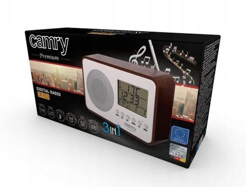 Radio Kuchenne Cyfrowe Retro Fm Zegar Budzik na Arena.pl