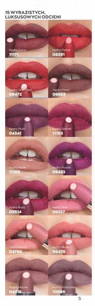 Avon – szminka z kwasem hialuronowym Hydra Ruby zdjęcie 6