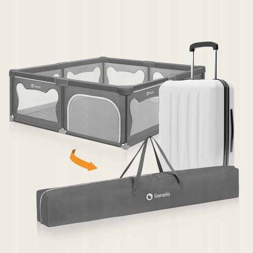 Kojec dla dziecka łóżeczko DUŻY PLAC ZABAW 207x187 cm Lionelo Willow na Arena.pl