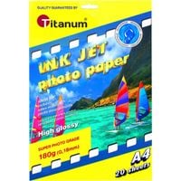 papier fotograficzny a4 180g 20ark połysk titanum