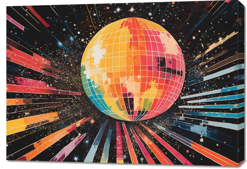 Obraz 100x70cm Disco Gra! zdjęcie 1