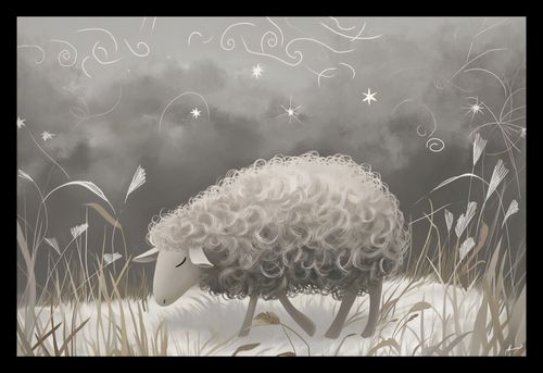 Plakat 30x20cm Bujna Owca na Arena.pl