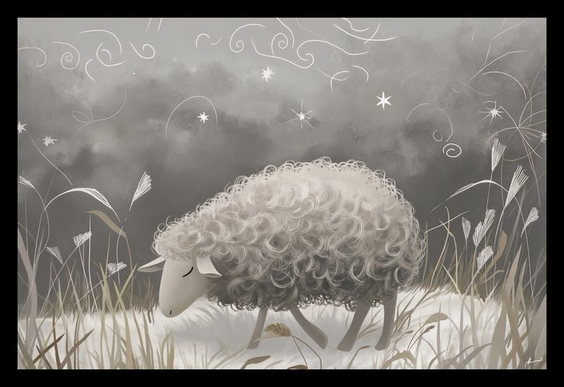 Plakat 30x20cm Bujna Owca zdjęcie 2