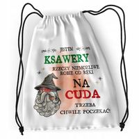 Plecak Dla Ksawerego Sportowy Szkolny Worek Torba Z Nadrukiem Ze Zdjęciem