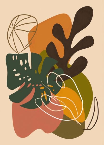 Plakat 20,5x28,4cm Leśna Kompozycja zdjęcie 1
