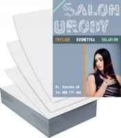 Ulotki A6 1000szt reklamowe firmowe SALON URODY dużo wzorów projekt w cenie