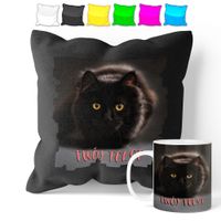 ZESTAW: KUBEK + POSZEWKA - SŁODKI KOTEK KOT - PREZENT WIELE WZORÓW + IMIĘ