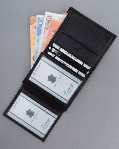 skórzany portfel męski z systemem rfid - 4u cavaldi na Arena.pl