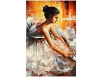 OBRAZ PRIMA BALERINA CIEPŁYM TLE