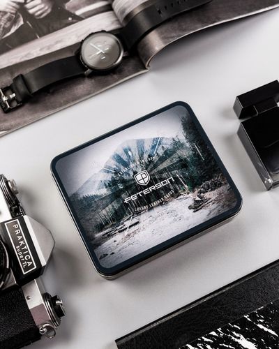 PETERSON modny portfel skórzany męski nubuk RFID na Arena.pl