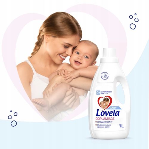 Lovela Baby hipoalergiczny odplamiacz do prania dla dzieci i niemowląt 1 L na Arena.pl