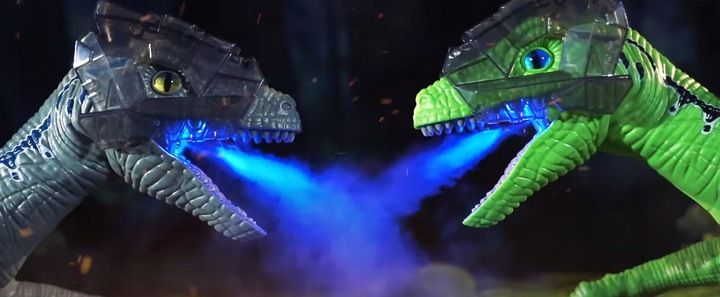 INTELIGENTNY ROBOT DINOZAUR ZDALNIE STEROWANY PARA zdjęcie 12