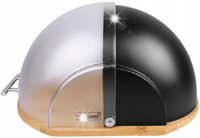 Chlebak owalny czarny MAESTRO MR-1678-BLACK