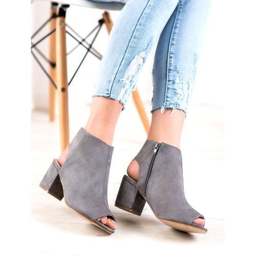 Szare Botki Open Toe r.38 na Arena.pl