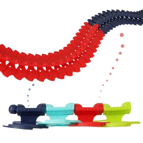 Tor samochodowy wyścigowy z samochodem 102 elementy na Arena.pl