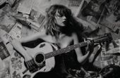 Plakat 91,5x60cm Młoda Gitarzystka