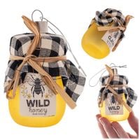 Bombka Na Choinkę Bombki Choinkowe Szklane Zawieszki Ozdoby Słoik Miodu 9cm