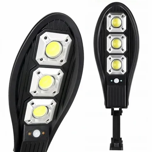 Lampa solarna LED 180W Latarnia uliczna z czujnik + uchwyt + pilot na Arena.pl