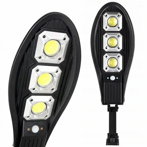 Lampa solarna LED 180W Latarnia uliczna z czujnik + uchwyt + pilot zdjęcie 6