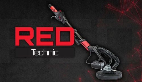 Szlifierka Do Gładzi GIPSU Tynku Żyrafa LED z Wysięgnikiem Bezpyłowa 2 na Arena.pl